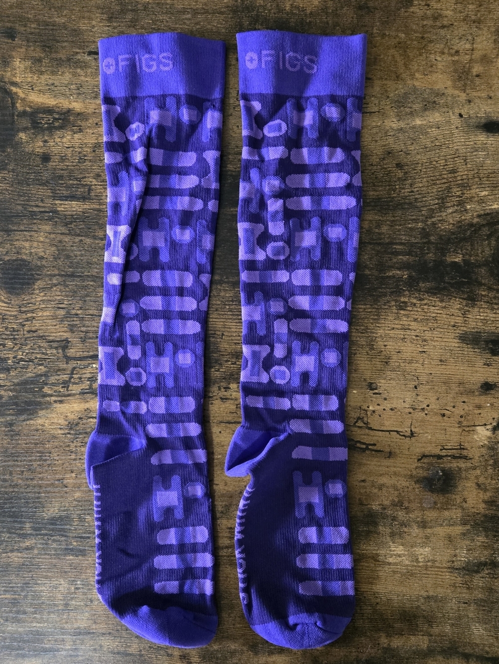 New Figs Compression Socks Purple Size S/M
